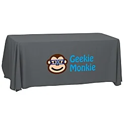 Serged Open-Back Polyester Table Throw - 6'