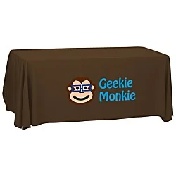 Serged Open-Back Polyester Table Throw - 6'