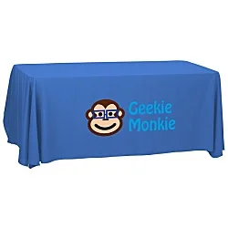 Serged Open-Back Polyester Table Throw - 6'