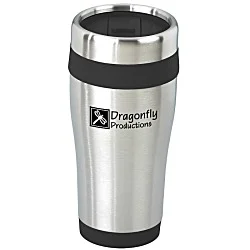 Steel Tumbler with Color Trim - 16 oz.