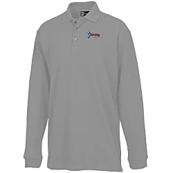 Superblend Long Sleeve Pique Polo - Men's