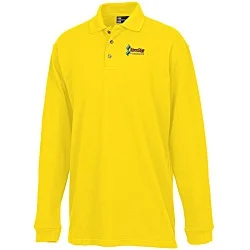 Superblend Long Sleeve Pique Polo - Men's