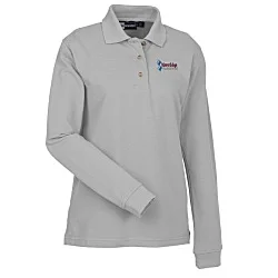 Superblend Long Sleeve Pique Polo - Ladies'