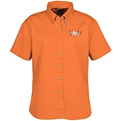 Blue Generation Fine SS Twill Shirt - Ladies'