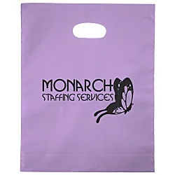 Colored Frosted Die-Cut Convention Bag - 15" x 12"