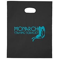 Colored Frosted Die-Cut Convention Bag - 15" x 12"