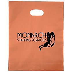 Colored Frosted Die-Cut Convention Bag - 15" x 12"