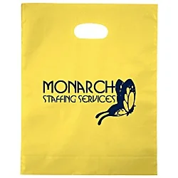 Colored Frosted Die-Cut Convention Bag - 15" x 12"