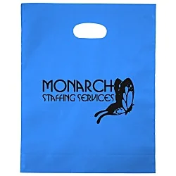Colored Frosted Die-Cut Convention Bag - 15" x 12"