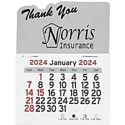 Peel-N-Stick Calendar - Thank You