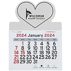 Peel-N-Stick Calendar - Heart