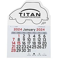 Peel-N-Stick Calendar - Car