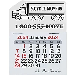 Peel-N-Stick Calendar - Semi Truck