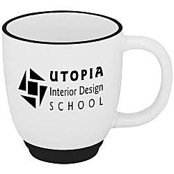 Two-Tone Bistro Mug - 12 ounces - White