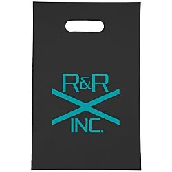 Colored Frosted Die-Cut Convention Bag - 14" x 9-1/2"
