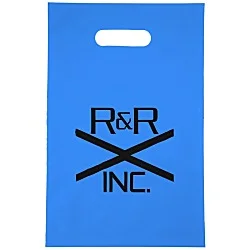 Colored Frosted Die-Cut Convention Bag - 14" x 9-1/2"