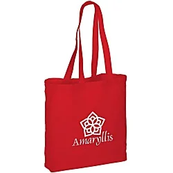Gusseted Cotton Sheeting Tote - Color