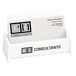 Desktop Business Card Holder - Opaque