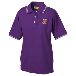 Stain Release Tipped Pique Polo - Ladies'