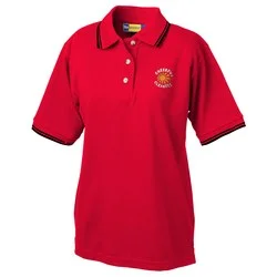 Stain Release Tipped Pique Polo - Ladies'