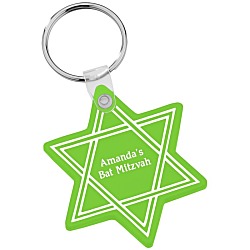 Star of David Soft Keychain - Translucent