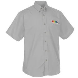 Easy Care Short Sleeve Poplin Shirt - Men's