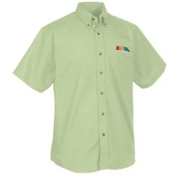 Easy Care Short Sleeve Poplin Shirt - Men's