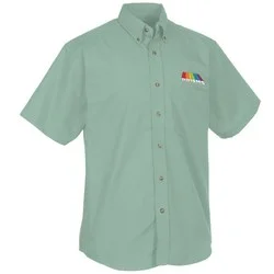 Easy Care Short Sleeve Poplin Shirt - Men's