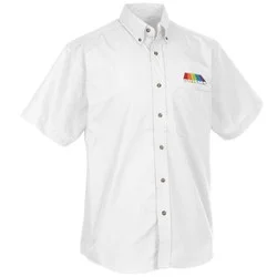 Easy Care Short Sleeve Poplin Shirt - Men's
