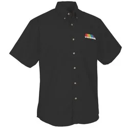 Easy Care Short Sleeve Poplin Shirt - Men's