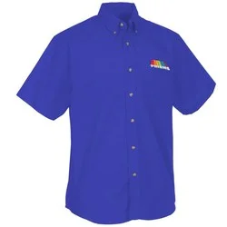 Easy Care Short Sleeve Poplin Shirt - Men's