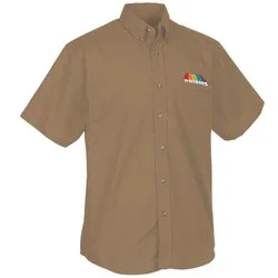 Easy Care Short Sleeve Poplin Shirt - Men's