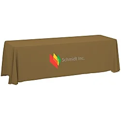 Serged Closed-Back Table Throw - 8'