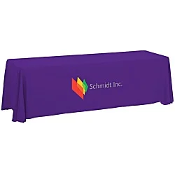 Serged Closed-Back Table Throw - 8'