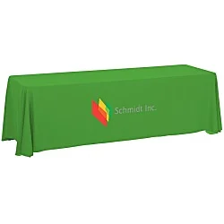 Serged Closed-Back Table Throw - 8'