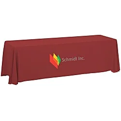 Serged Closed-Back Table Throw - 8 feet