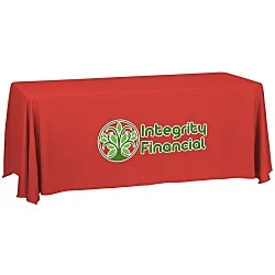 Serged Closed-Back Table Throw - 6'