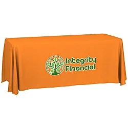 Serged Closed-Back Table Throw - 6'