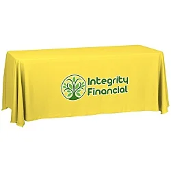 Serged Closed-Back Table Throw - 6'