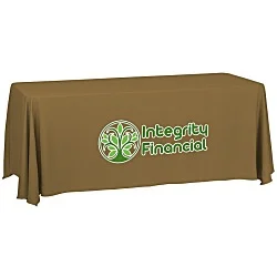 Serged Closed-Back Table Throw - 6'
