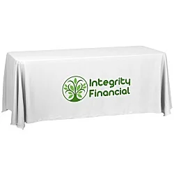 Serged Closed-Back Table Throw - 6'