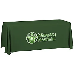 Serged Closed-Back Table Throw - 6'