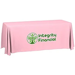 Serged Closed-Back Table Throw - 6'
