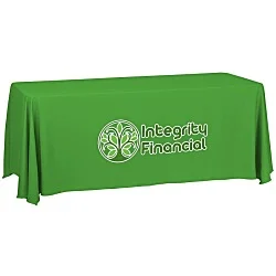 Serged Closed-Back Table Throw - 6'