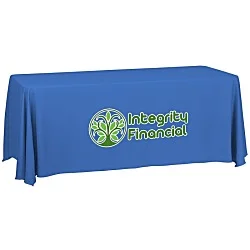 Serged Closed-Back Table Throw - 6'
