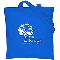 Cotton Sheeting Colored Economy Tote - 15-1/2" x 15"