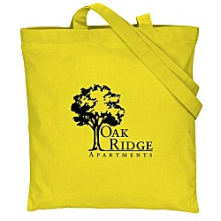 Cotton Sheeting Colored Economy Tote - 15-1/2" x 15"
