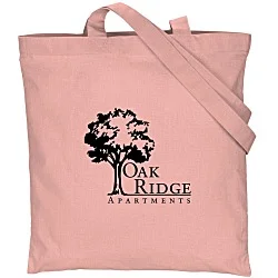 Cotton Sheeting Colored Economy Tote - 15-1/2" x 15"