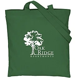 Cotton Sheeting Colored Economy Tote - 15-1/2" x 15"