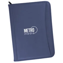 Zippered Vinyl Portfolio - 24 hr